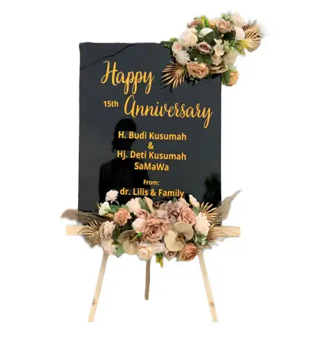 Papan Bunga Akrilik Temanggung