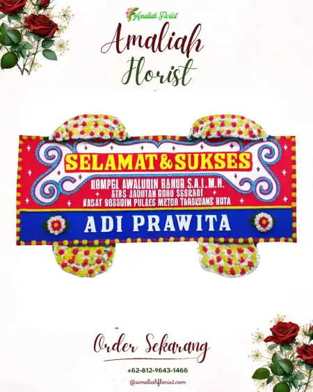 Papan Bunga Ucapan Selamat Temanggung